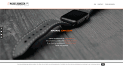 Desktop Screenshot of magnusjonasson.com