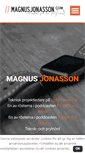 Mobile Screenshot of magnusjonasson.com
