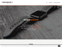 Tablet Screenshot of magnusjonasson.com